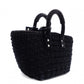 BALENCIAGA Bistro XS Handbag, Cotton, Black, 2-way crossbody