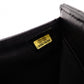 CHANEL Lambskin Matelassé Flap Long Wallet, Leather, Black, with Silver Hardware