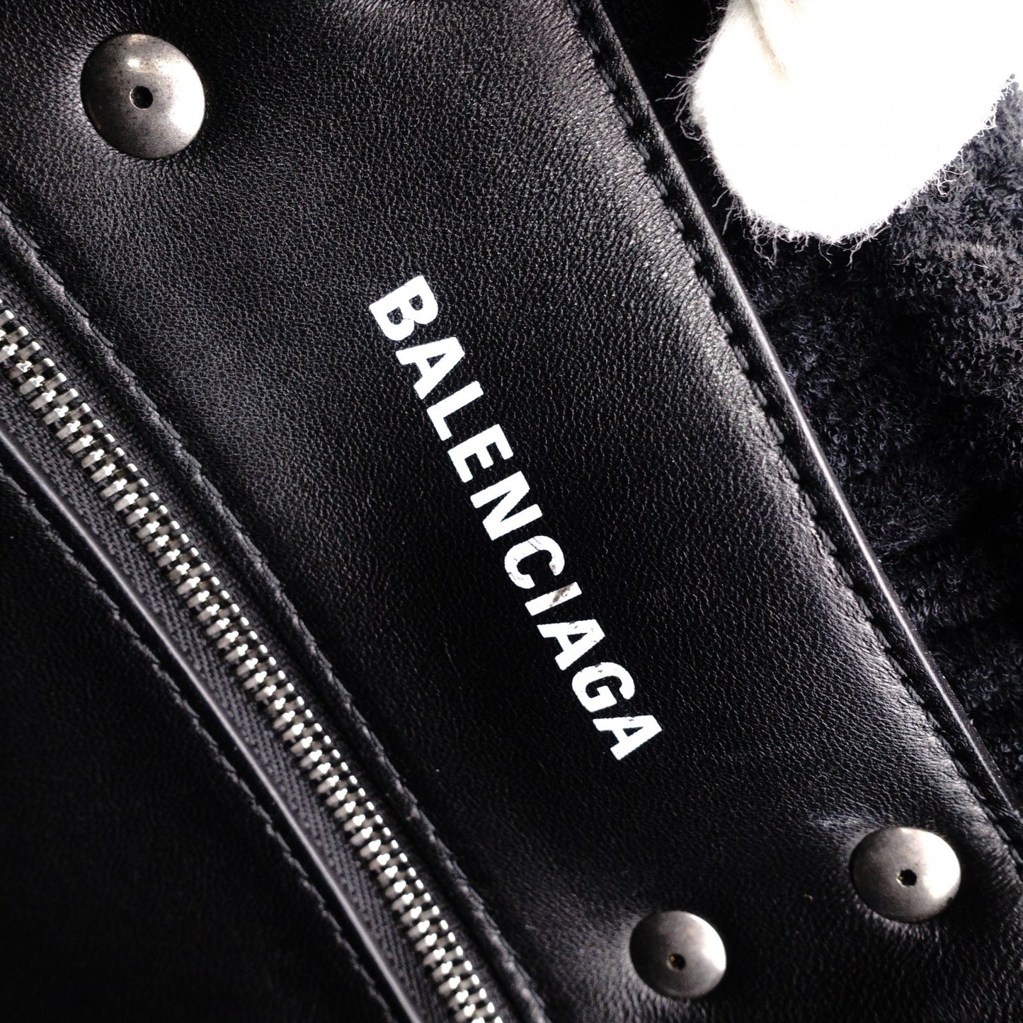 BALENCIAGA Bistro XS Handbag, Cotton, Black, 2-way crossbody
