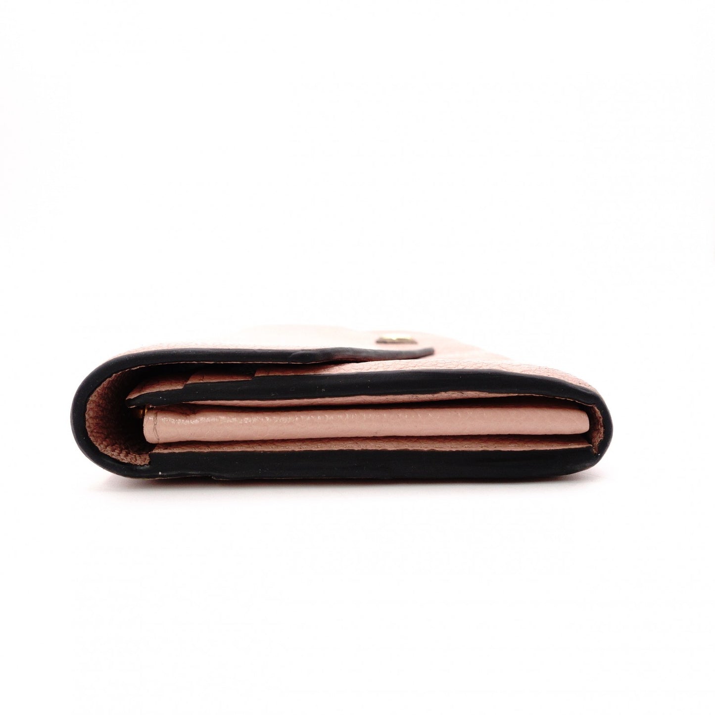 LOUIS VUITTON Monogram Empreinte Sara Wallet in Pink