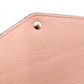 LOUIS VUITTON Monogram Empreinte Sara Wallet in Pink