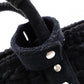BALENCIAGA Bistro XS Handbag, Cotton, Black, 2-way crossbody