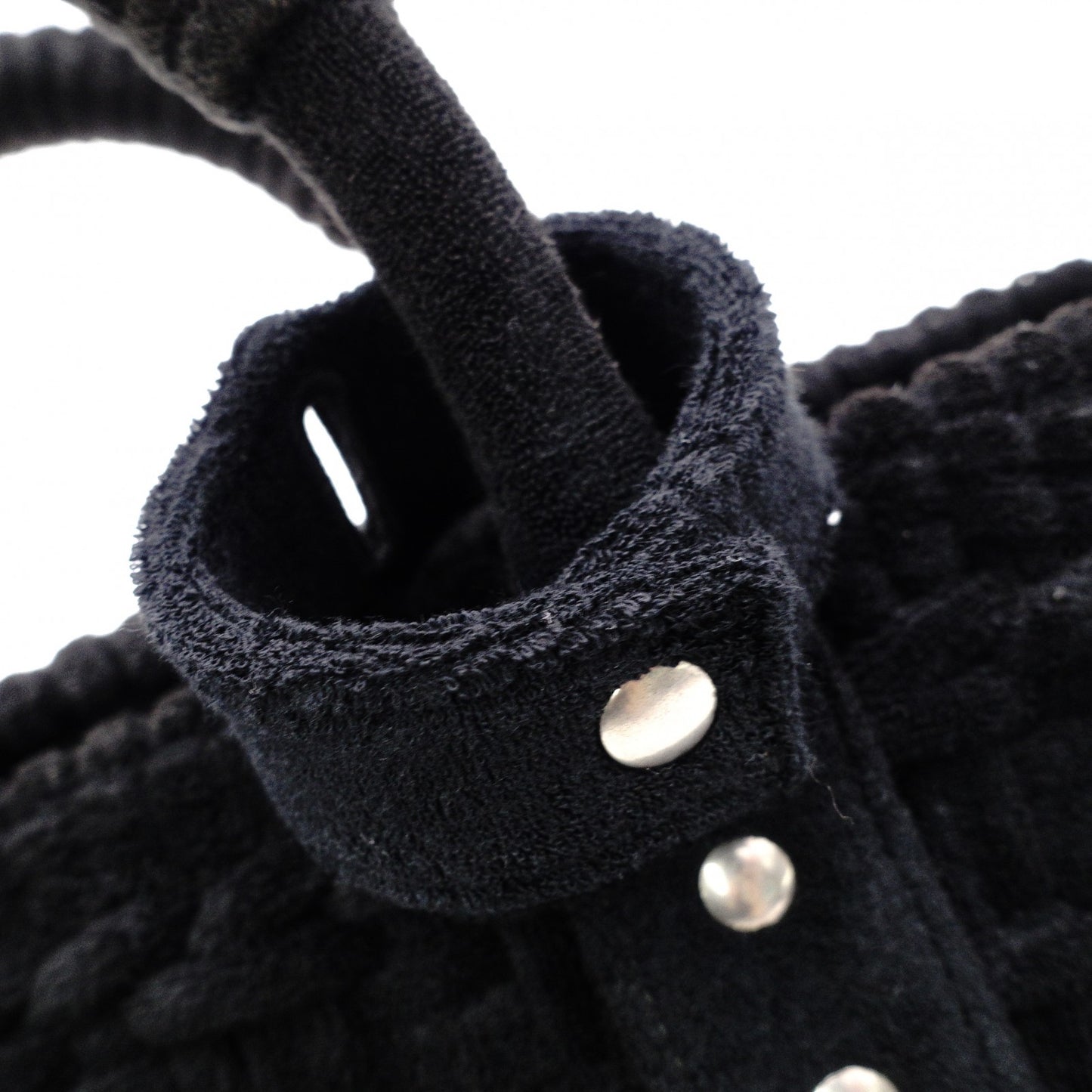 BALENCIAGA Bistro XS Handbag, Cotton, Black, 2-way crossbody