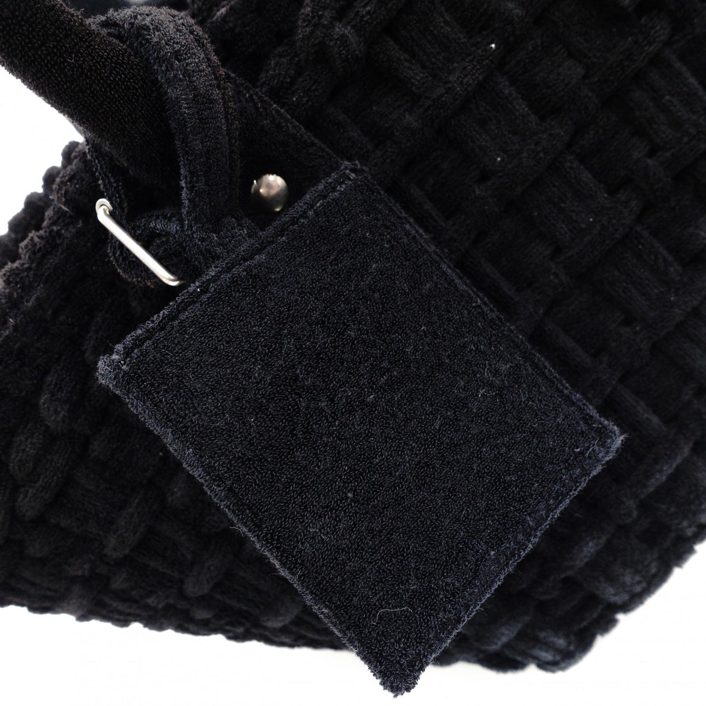 BALENCIAGA Bistro XS Handbag, Cotton, Black, 2-way crossbody
