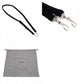 BALENCIAGA Bistro XS Handbag, Cotton, Black, 2-way crossbody