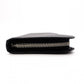SAINT LAURENT Long Wallet, Leather, Black, Silver Hardware
