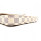 LOUIS VUITTON Pochette Félicie Damier Azur Shoulder Bag / PVC / Leather / White