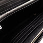 SAINT LAURENT Long Wallet, Leather, Black, Silver Hardware