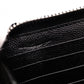 SAINT LAURENT Long Wallet, Leather, Black, Silver Hardware