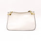 PRADA Vittello Dino Leather Shoulder Bag, White Leather, Crossbody, Gold Hardware