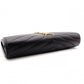 SAINT LAURENT Cassandra Long Wallet, Leather, Black, Flap Wallet, Gold Hardware