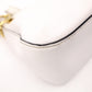 PRADA Vittello Dino Leather Shoulder Bag, White Leather, Crossbody, Gold Hardware