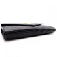 SAINT LAURENT Cassandra Long Wallet, Leather, Black, Flap Wallet, Gold Hardware