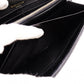 SAINT LAURENT Cassandra Long Wallet, Leather, Black, Flap Wallet, Gold Hardware