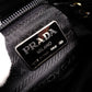 PRADA Vittello Dino Leather Shoulder Bag, White Leather, Crossbody, Gold Hardware