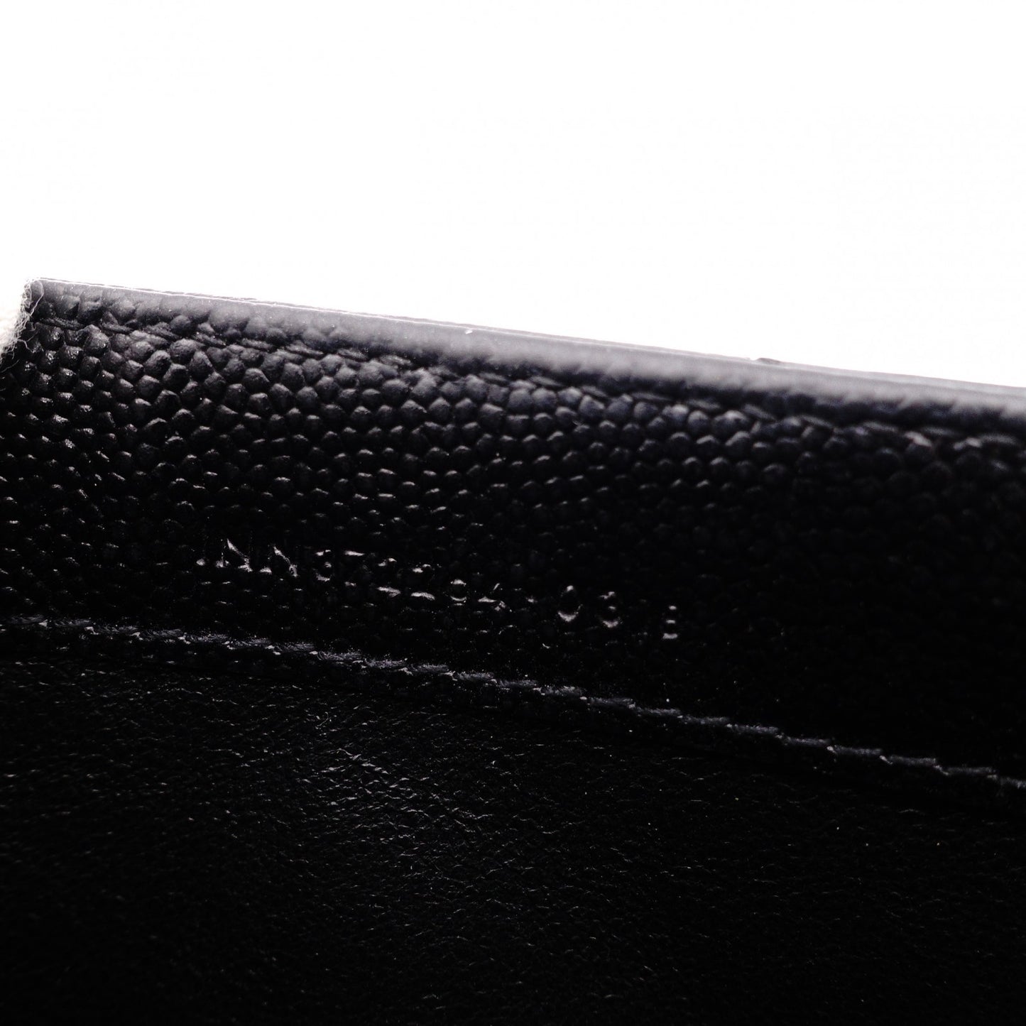 SAINT LAURENT Cassandra Long Wallet, Leather, Black, Flap Wallet, Gold Hardware