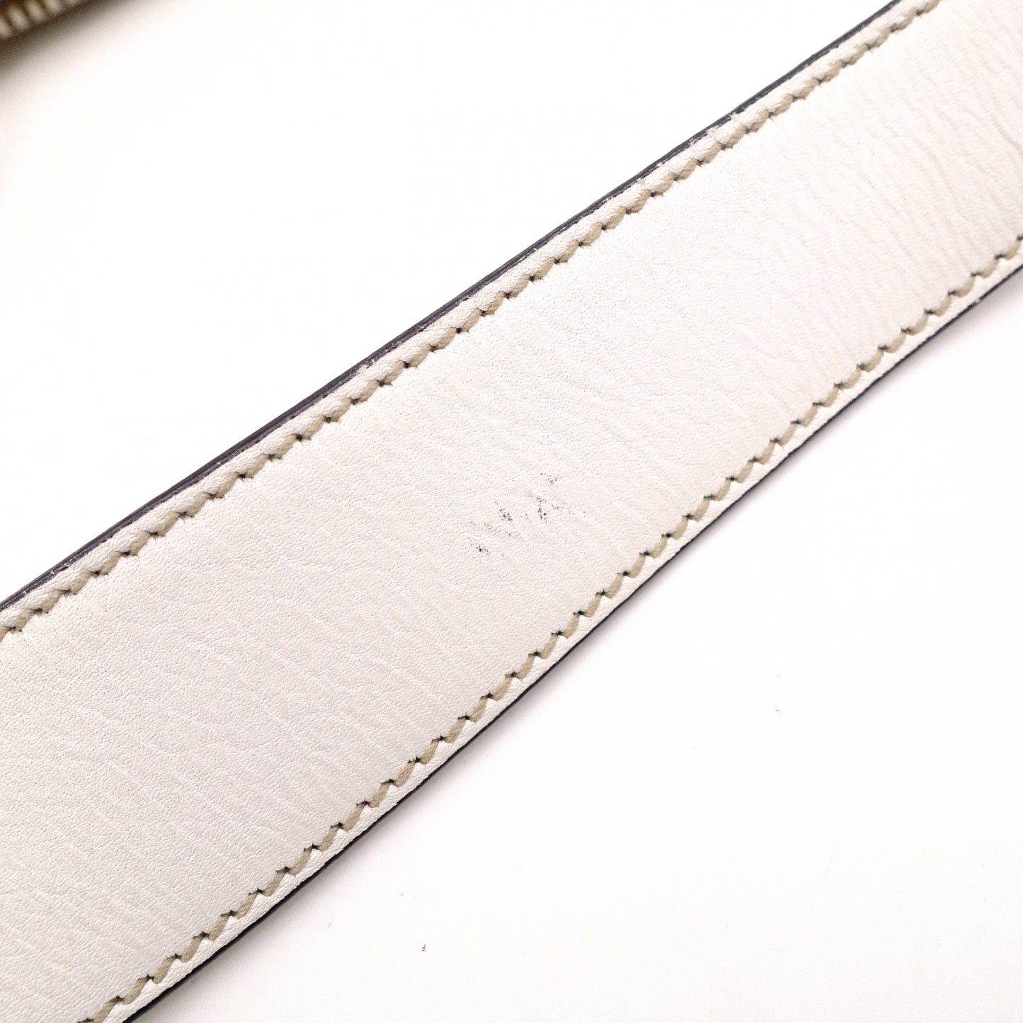 PRADA Vittello Dino Leather Shoulder Bag, White Leather, Crossbody, Gold Hardware