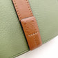 LOEWE Small Vertical Wallet, Tri-fold Wallet, Leather, Green