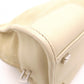 LOEWE Amazonas 28 Handbag, Suede/Leather, Beige Tones, Logo, Suede, Silver Hardware