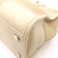 LOEWE Amazonas 28 Handbag, Suede/Leather, Beige Tones, Logo, Suede, Silver Hardware