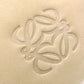 LOEWE Amazonas 28 Handbag, Suede/Leather, Beige Tones, Logo, Suede, Silver Hardware