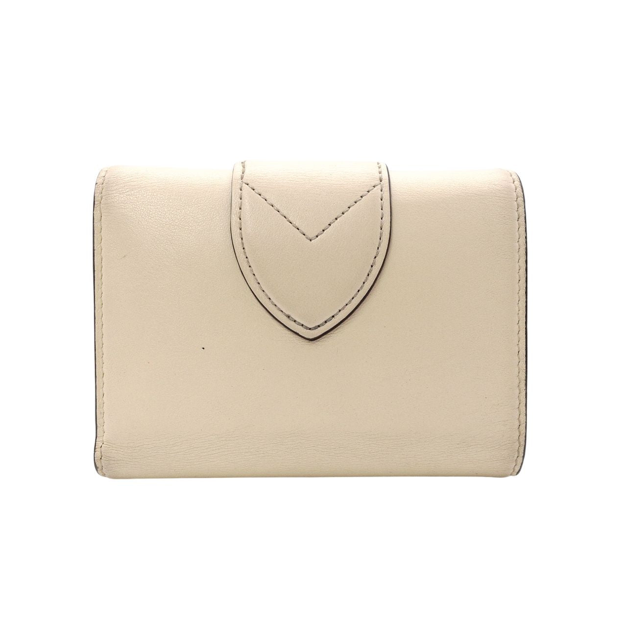 LOUIS VUITTON Pont Neuf Tri-fold Wallet, Leather, Blue and White, LV Logo