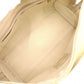 LOEWE Amazonas 28 Handbag, Suede/Leather, Beige Tones, Logo, Suede, Silver Hardware