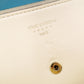 LOUIS VUITTON Pont Neuf Tri-fold Wallet, Leather, Blue and White, LV Logo