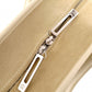 LOEWE Amazonas 28 Handbag, Suede/Leather, Beige Tones, Logo, Suede, Silver Hardware