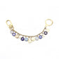 LOUIS VUITTON Chenille Bastille Pochette Clé Charm/Metal Blue-toned Bag Charm
