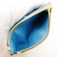 LOUIS VUITTON Pont Neuf Tri-fold Wallet, Leather, Blue and White, LV Logo