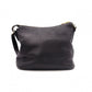 PRADA Vittello Dino Leather Shoulder Bag, Black Leather, Crossbody, Gold Hardware