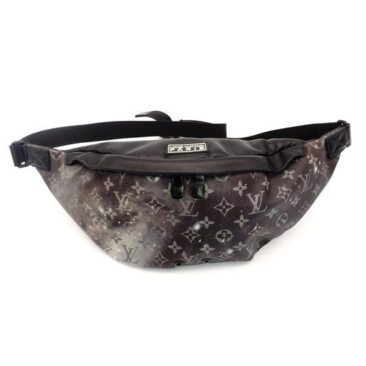 LOUIS VUITTON Bum Bag Monogram Galaxy Discovery Gray PVC Leather Men's 7-8-582