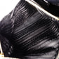 PRADA Vittello Dino Leather Shoulder Bag, Black Leather, Crossbody, Gold Hardware