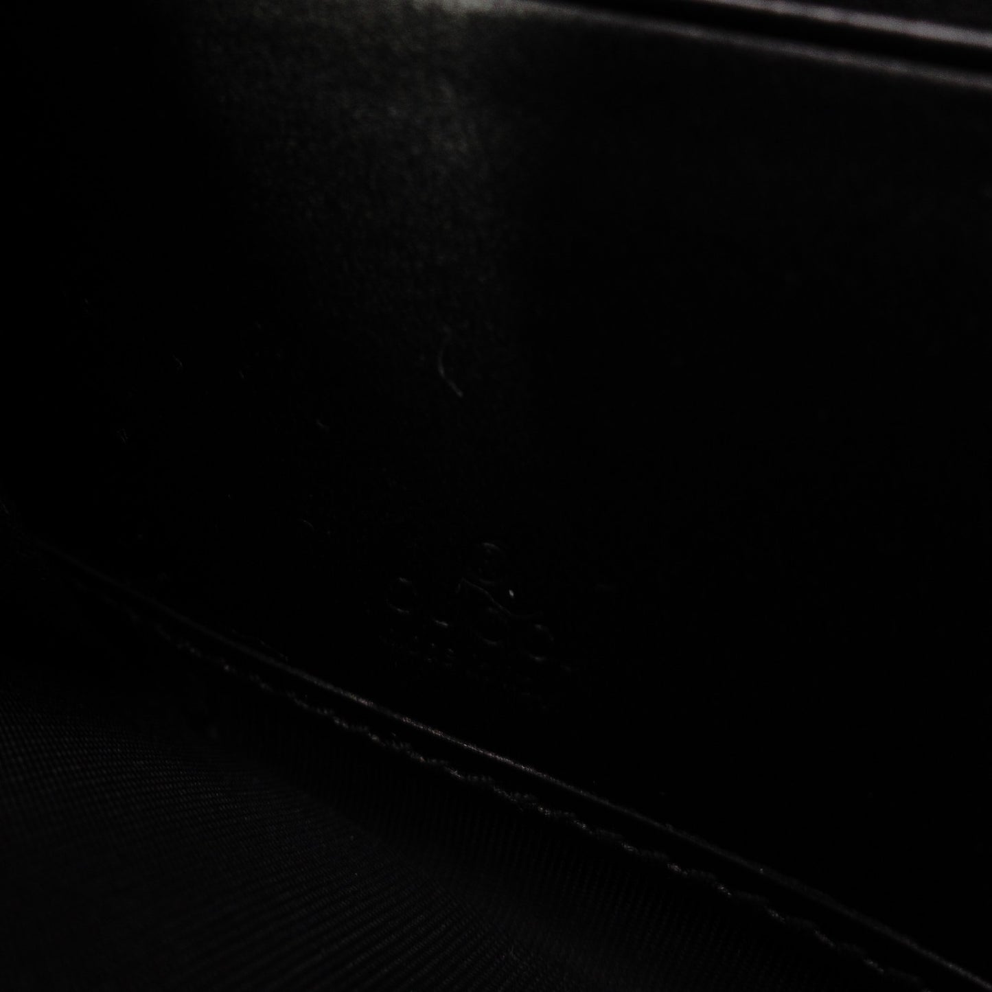 GUCCI Imprime Long Wallet, Leather, Black, Men's, Comes with Box, Logo, Silver Hardware