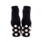 MIUMIU Miu Miu Boots, Suede, Black, Women's, Size 37