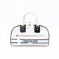 Christian Dior Small Bowling Bag Vibe Handbag, Leather, White, 2-Way
