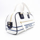 Christian Dior Small Bowling Bag Vibe Handbag, Leather, White, 2-Way