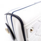 Christian Dior Small Bowling Bag Vibe Handbag, Leather, White, 2-Way