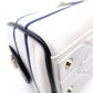 Christian Dior Small Bowling Bag Vibe Handbag, Leather, White, 2-Way