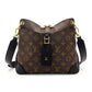 LOUIS VUITTON Odeon NM PM M45353 Monogram Shoulder Bag Brown × Black 7-8-142