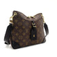 LOUIS VUITTON Odeon NM PM M45353 Monogram Shoulder Bag Brown × Black 7-8-142