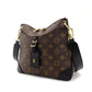 LOUIS VUITTON Odeon NM PM M45353 Monogram Shoulder Bag Brown × Black 7-8-142