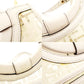 FENDI Zucca Runway Shopper Clear White Handbag 2-Way Crossbody R801261