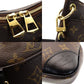 LOUIS VUITTON Odeon NM PM M45353 Monogram Shoulder Bag Brown × Black 7-8-142