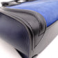 CELINE Luggage Nano Shopper Handbag, Leather/Suede, Blue, 2-Way Crossbody