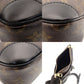 LOUIS VUITTON Odeon NM PM M45353 Monogram Shoulder Bag Brown × Black 7-8-142