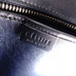 CELINE Luggage Nano Shopper Handbag, Leather/Suede, Blue, 2-Way Crossbody