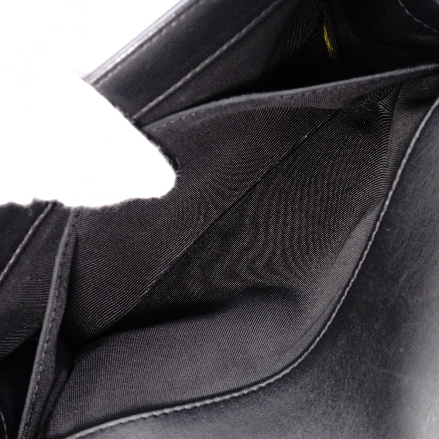 CHANEL Lambskin Boy Chanel 25 Shoulder Bag, Leather, Black with Gold Hardware