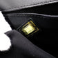 CHANEL Lambskin Boy Chanel 25 Shoulder Bag, Leather, Black with Gold Hardware